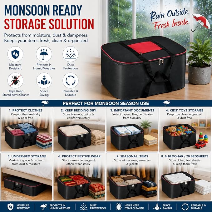 Premium Nylon Underbed Storage Bag