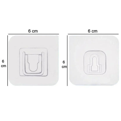 Double-Sided Punch Free Wall Hooks
