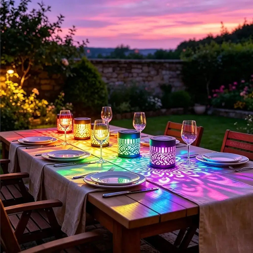 Solar Mandala Projection Light | 7-Color Changing Waterproof Light