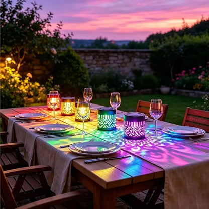 Solar Mandala Projection Light | 7-Color Changing Waterproof Light