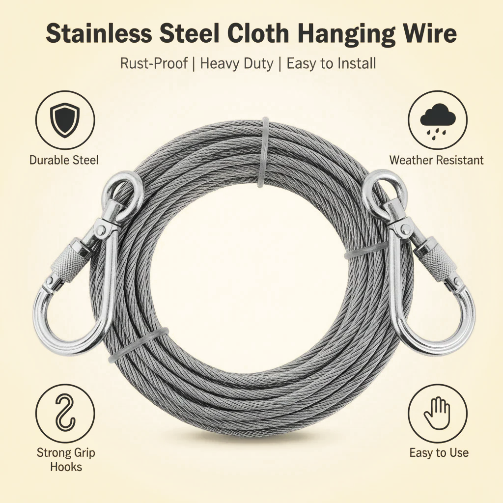 Stainless Steel Cloth Hanging Wire