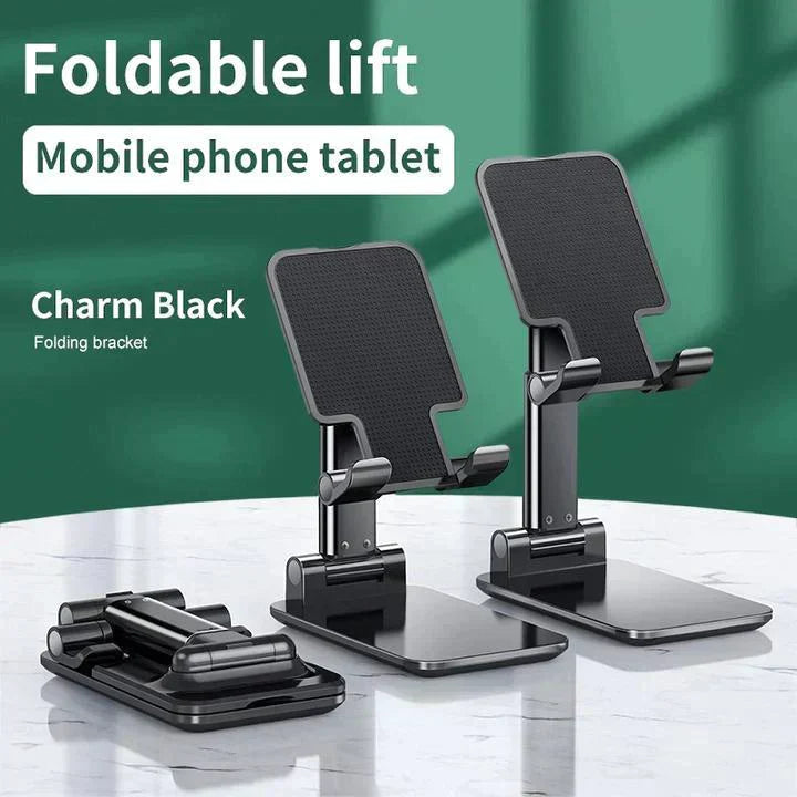 Adjustable Telescopic Folding Cell Phone and Tablet Stand