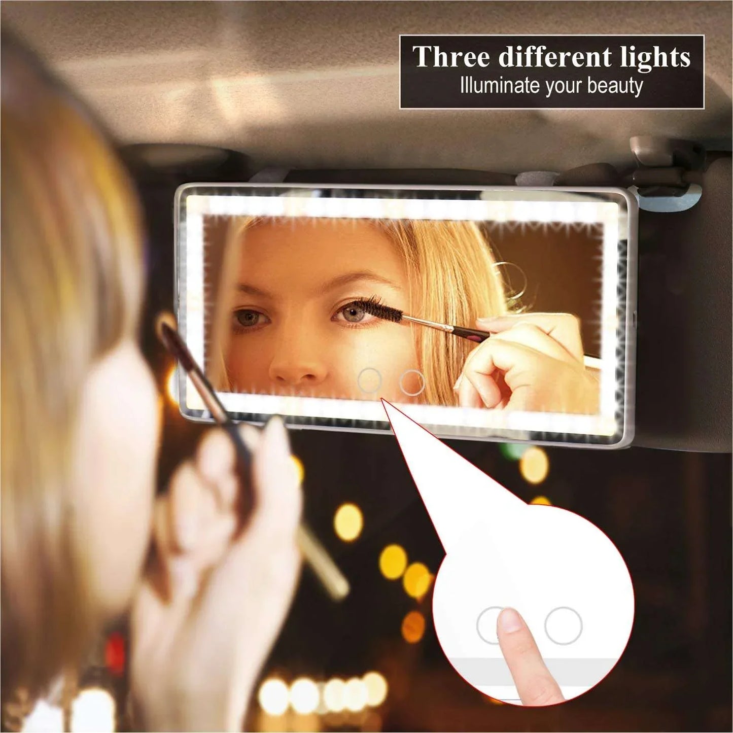 ZigoCart LED Car Sun Visor Vanity Mirror